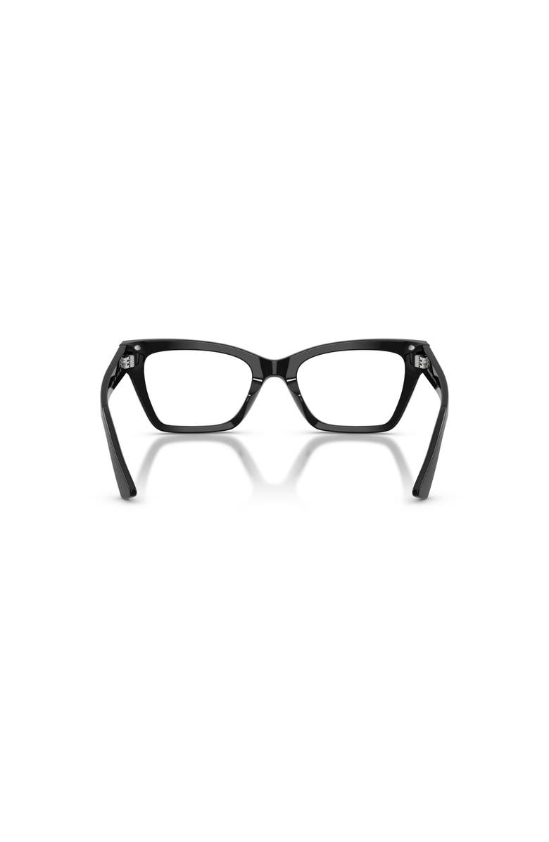 Giorgio Armani 49mm Cat Eye optical glasses, Alternate, color, Black