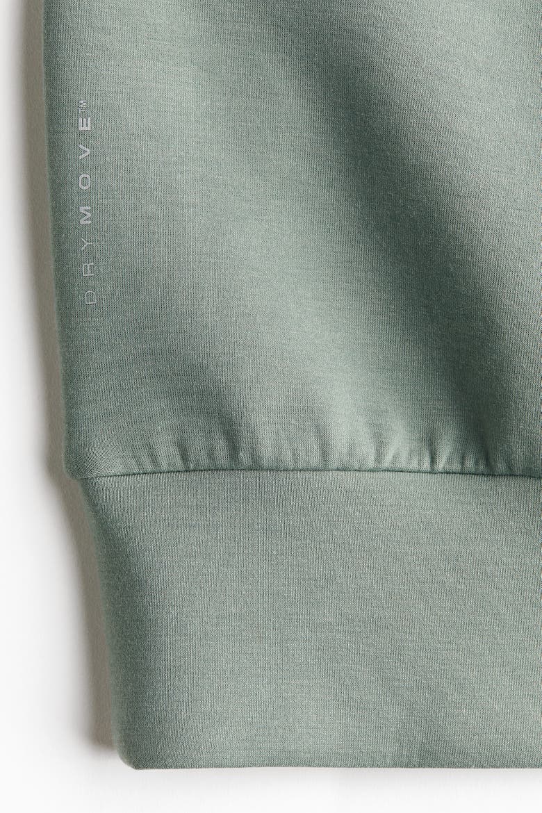 Sleeveless Sports Hoodie With Drymove, Alternate, color, Dusty green/Solstice