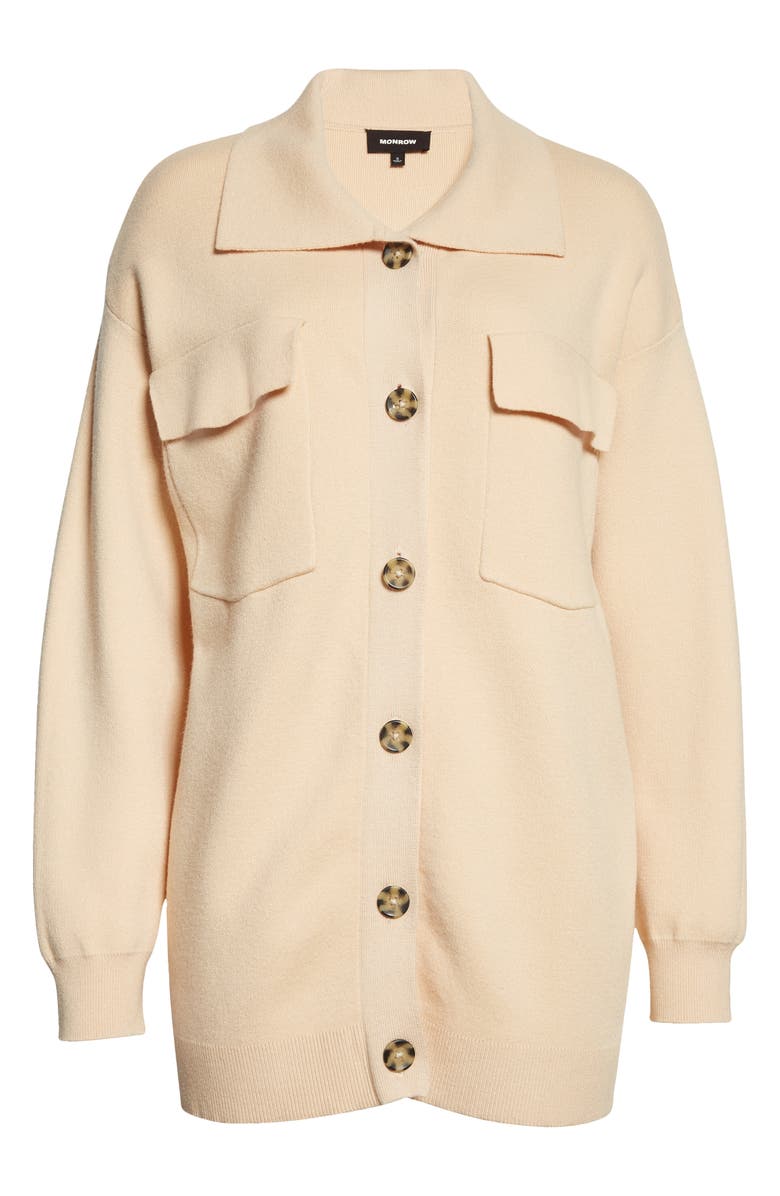 Monrow Sweater Jacket, Alternate, color,