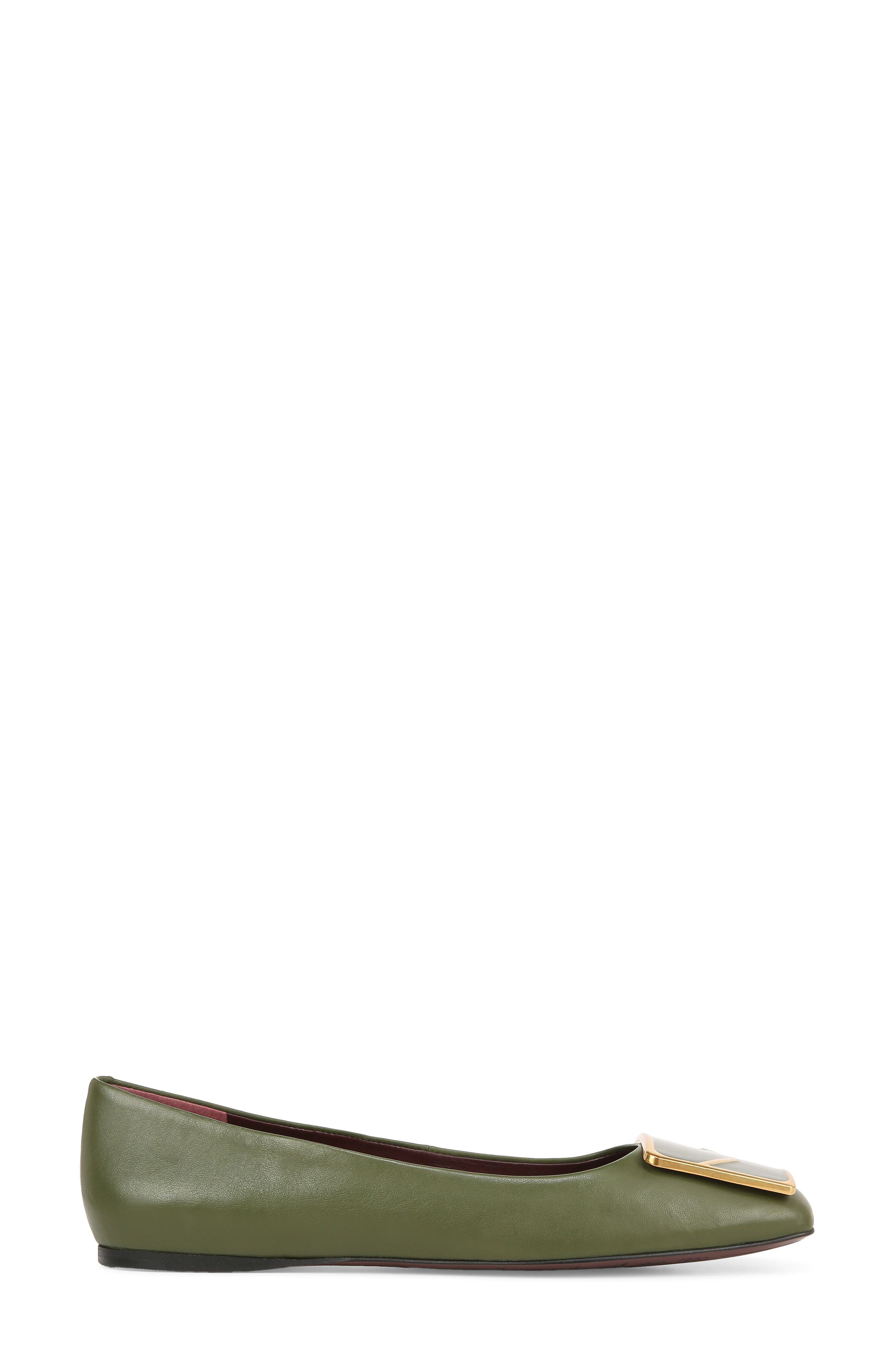 Flexa Amaya Ballet Flat, Alternate, color, ARMY