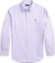 Polo Ralph Lauren Classic Fit Gingham Cotton Button-Down Oxford Shirt