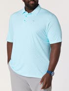 Callaway Big & Tall Foulard Print Golf Polo Shirt