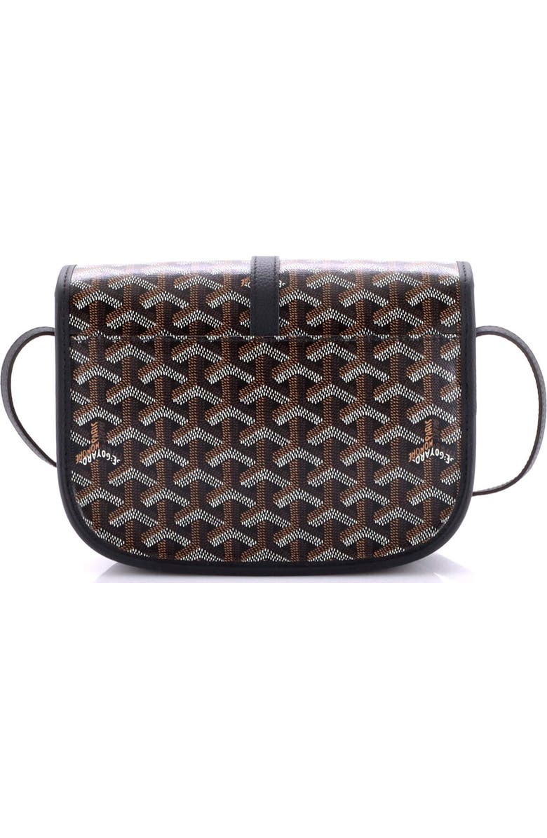 Pre-Owned Goyard Belvedere II Messenger Bag Coated Canvas PM, Alternate, color, Black