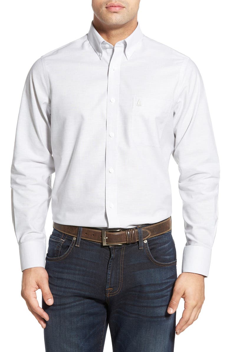 NORDSTROM MEN'S SHOP 'Classic' Smartcare<sup>™</sup> Regular Fit Oxford Sport Shirt, Main, color, 