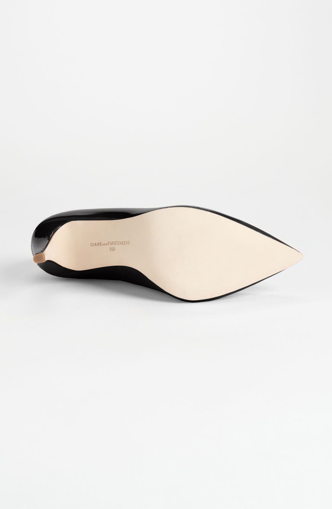 'Anette' Pump, Alternate, color, BLACK PATENT
