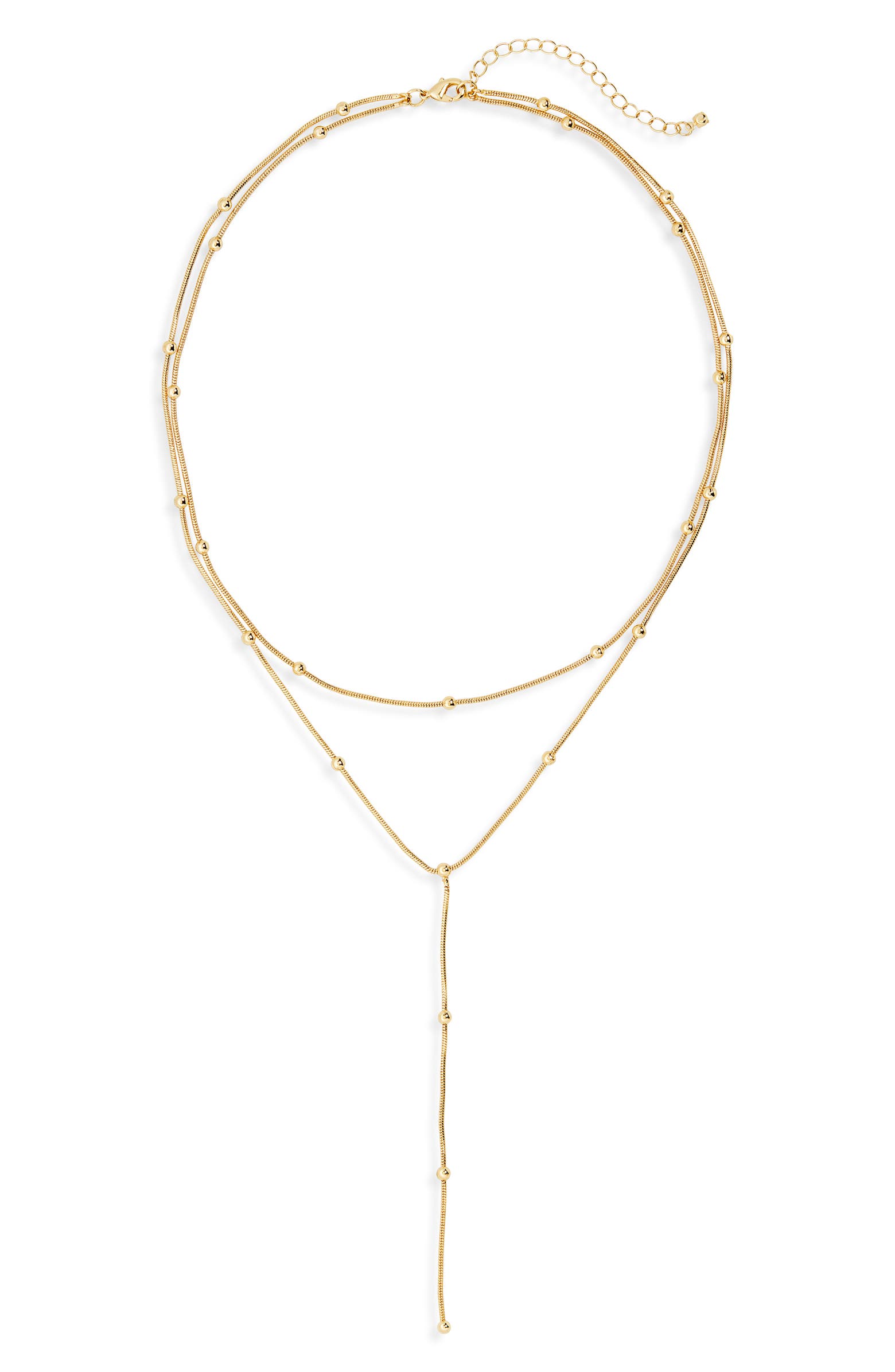 NORDSTROM RACK Demi-Fine Dot Chain Y-Necklace | Nordstromrack