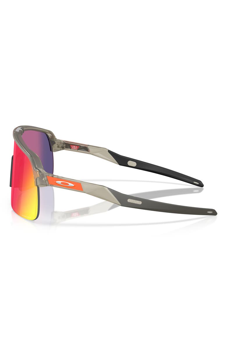Oakley Sutro Lite 133mm Prizm<sup>™</sup> Polarized Wrap Shield Sunglasses, Alternate, color, Grey