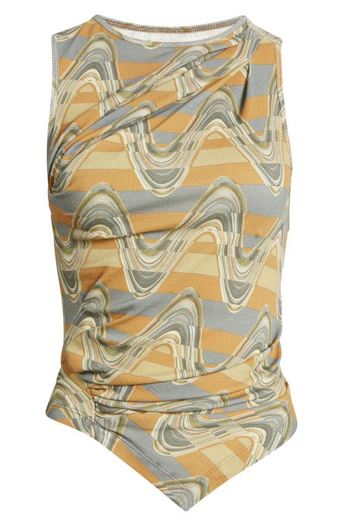 Faithfull The Brand Lorie Sleeveless Knit Top In Ripple Green