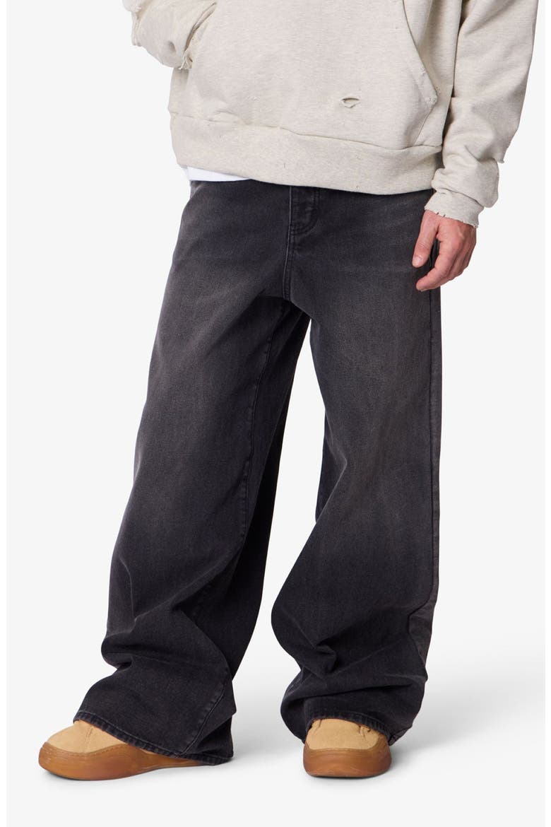 Baggy Washed Rave Jeans, Alternate, color, VINTAGE BLACK
