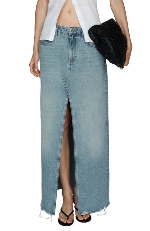 Denim Maxi Skirt