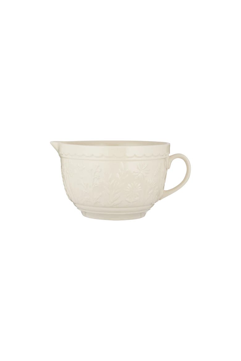 In The Meadow Batter Bowl, 2 Quart, Main, color, White
