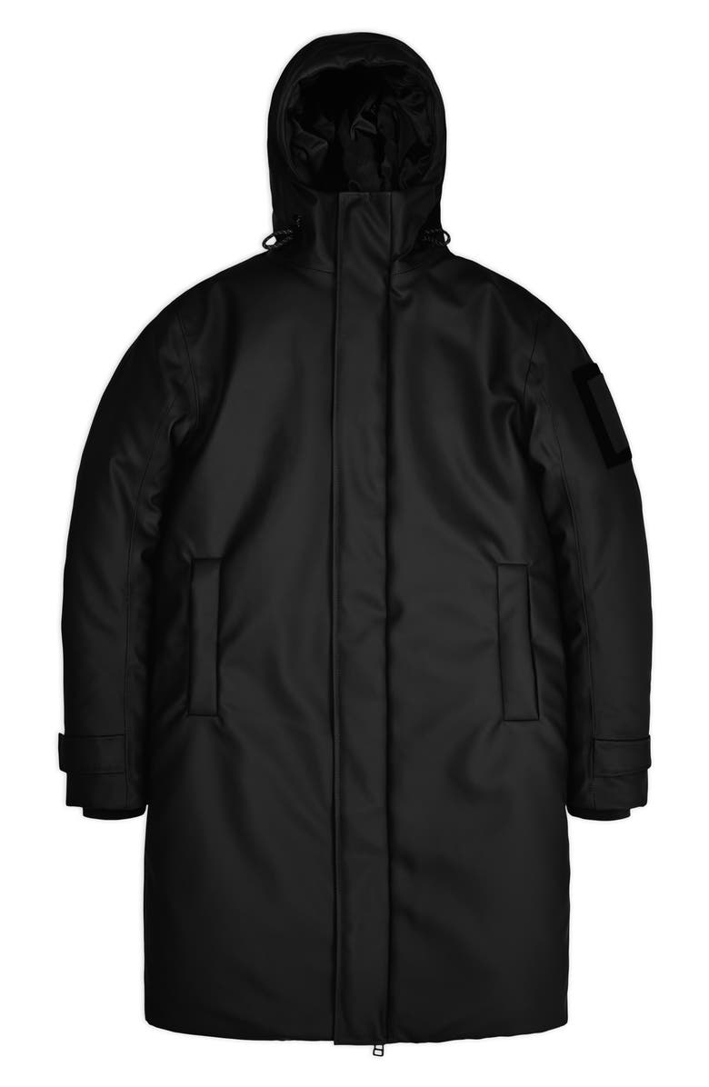 Rains Glacial Waterproof Overcoat, Alternate, color, 