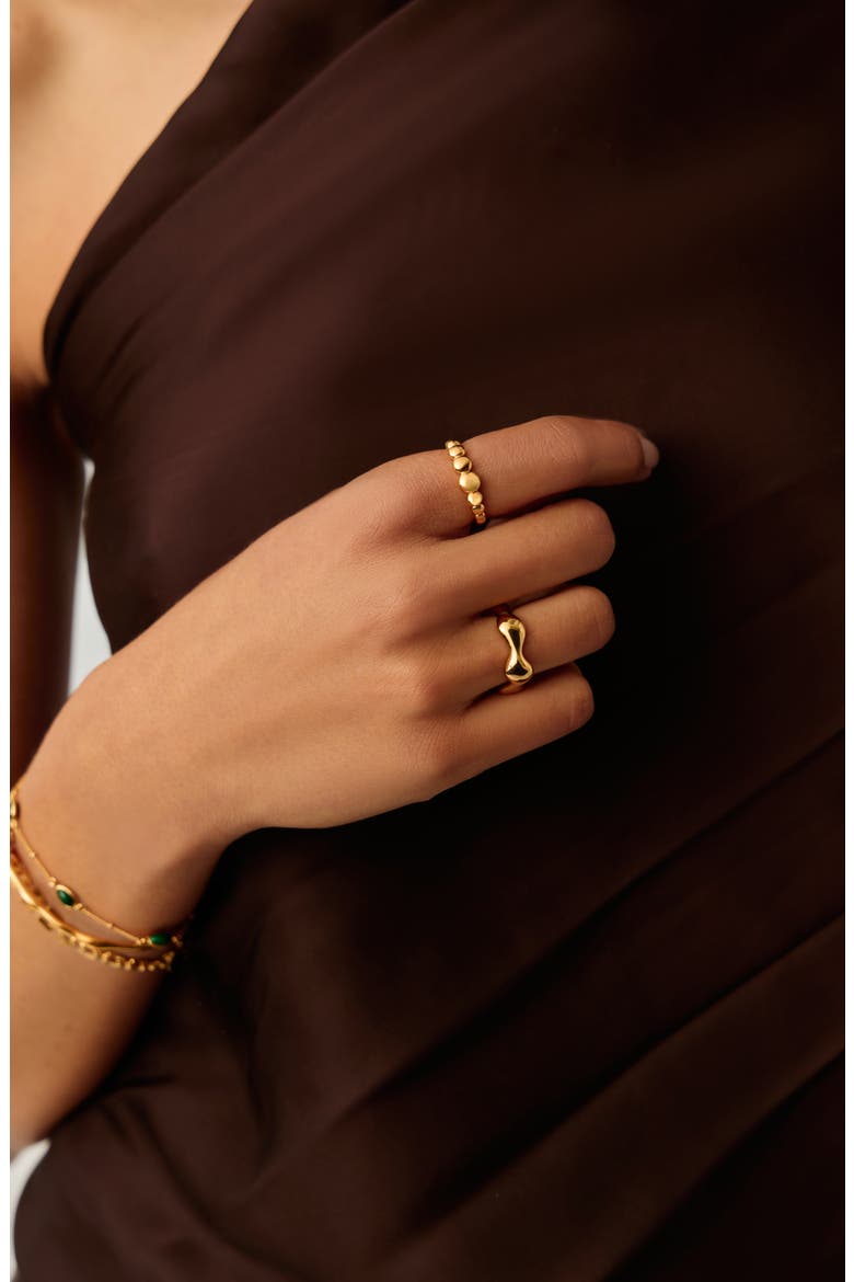 x Eny Lee Parker Puffy Stacking Ring, Alternate, color, GOLD
