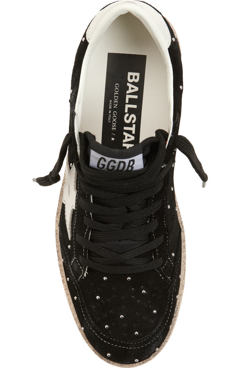 Golden Goose Ball Star Low Top Sneaker, Alternate, color, Black/ Milk