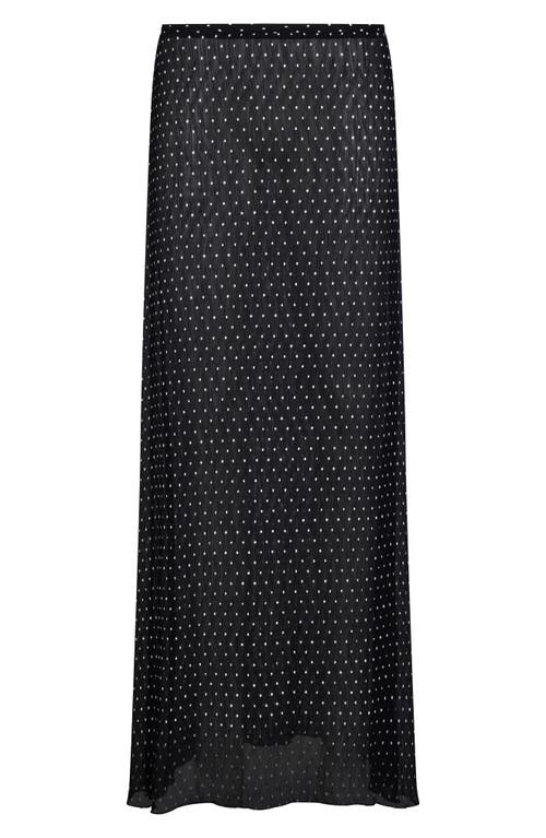Lioness Ford Maxi Skirt Onyx Polka