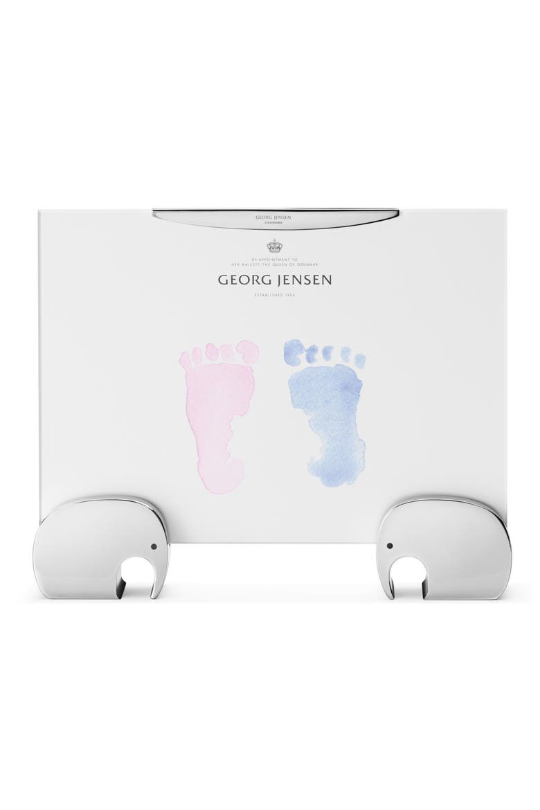 Elephant Picture Frame, Main, color, SILVER