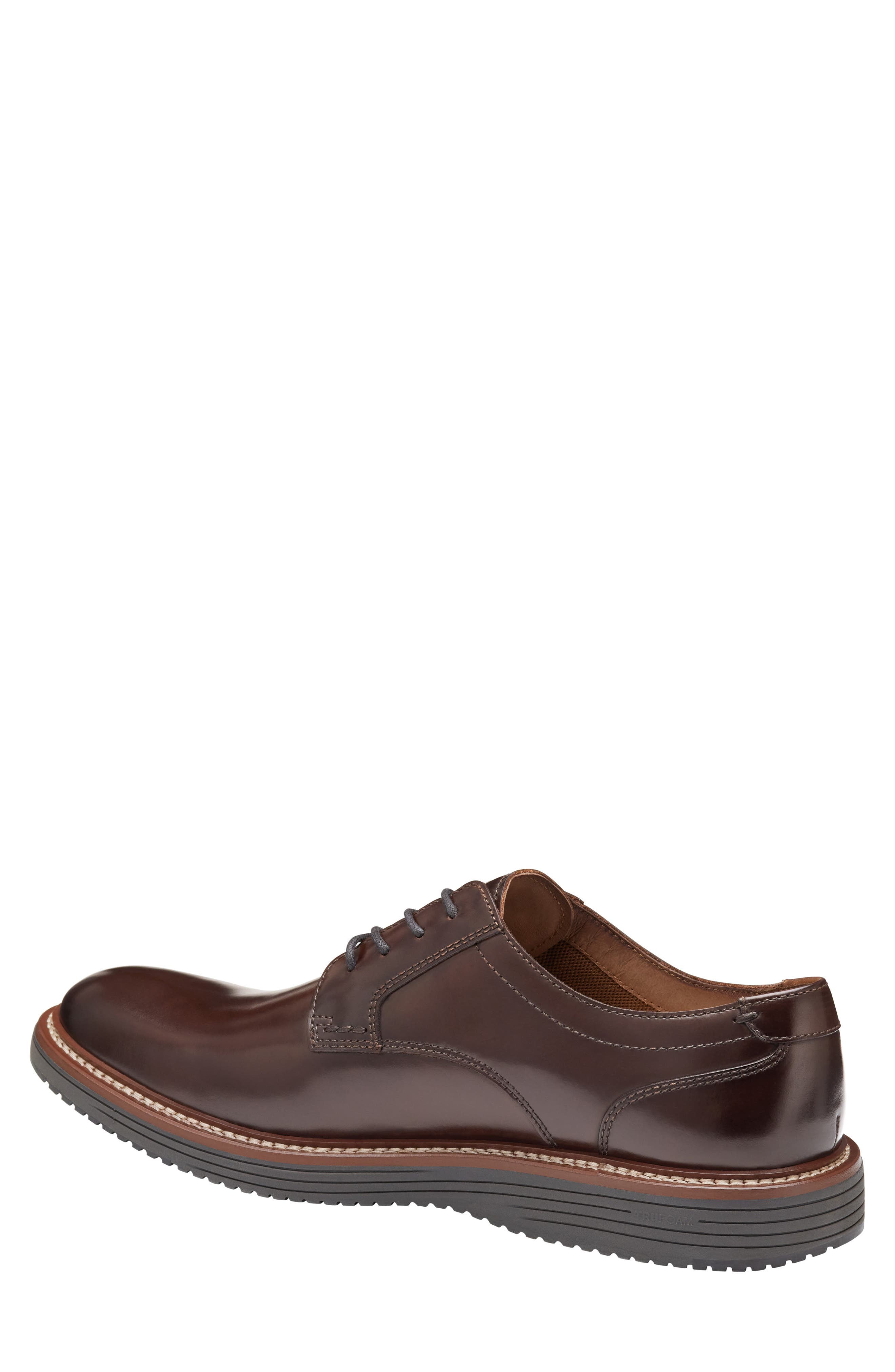 Johnston & Murphy Hodges Plain Toe Oxford, Alternate, color, Mahogany