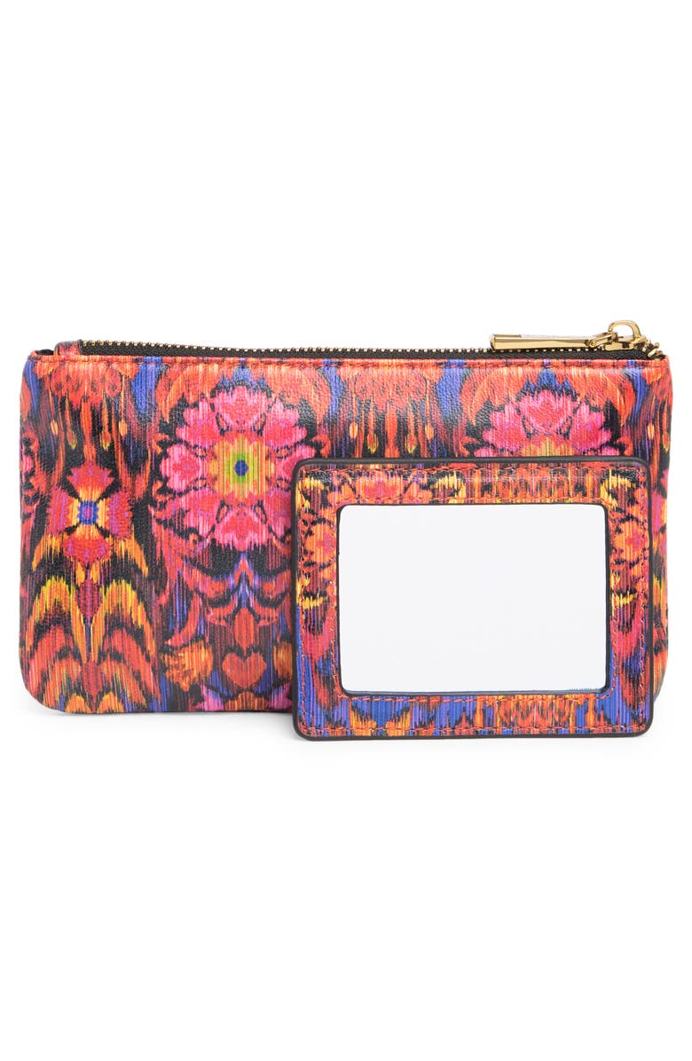 Kurt Geiger London Leather Zip Pouch with Mirrored Card Wallet, Alternate, color, 