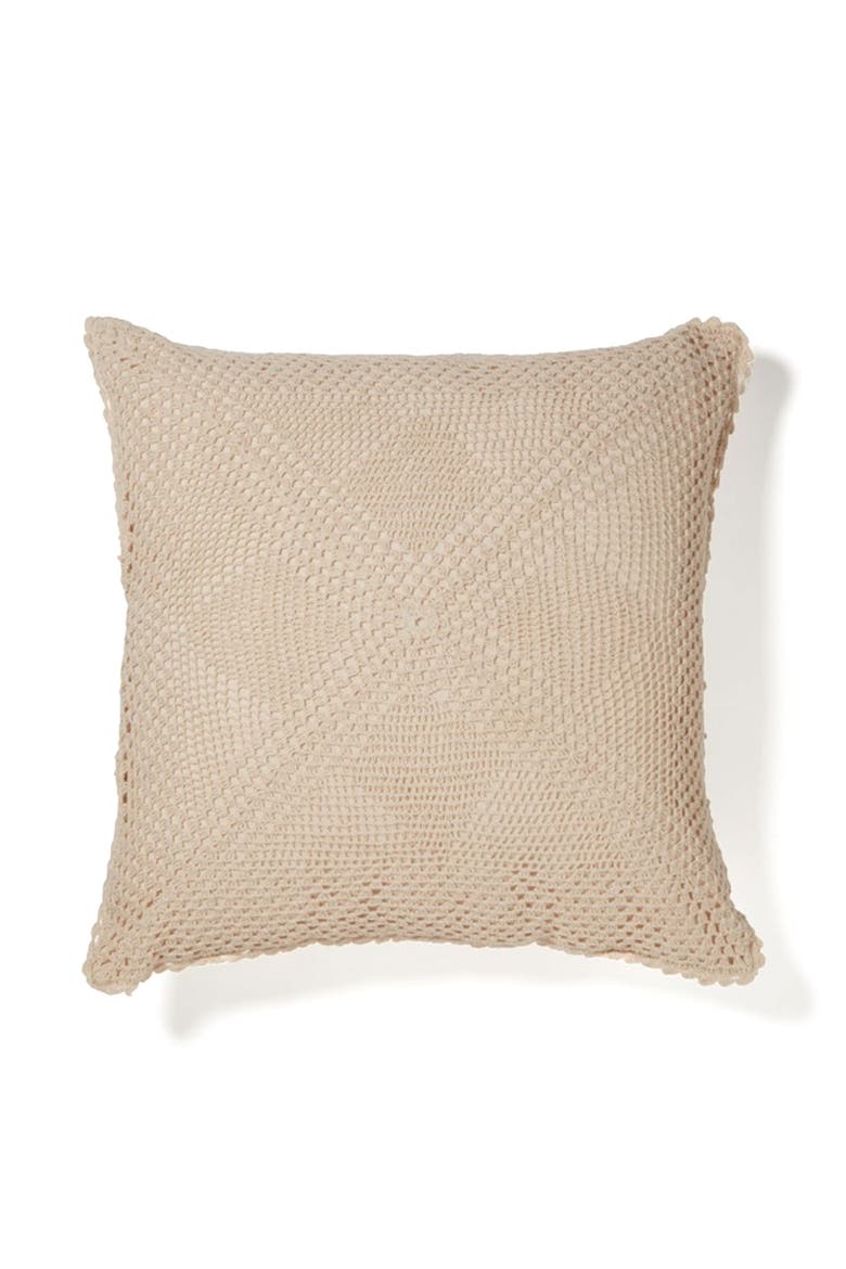 Amelia Throw Pillow, Main, color, ECRU
