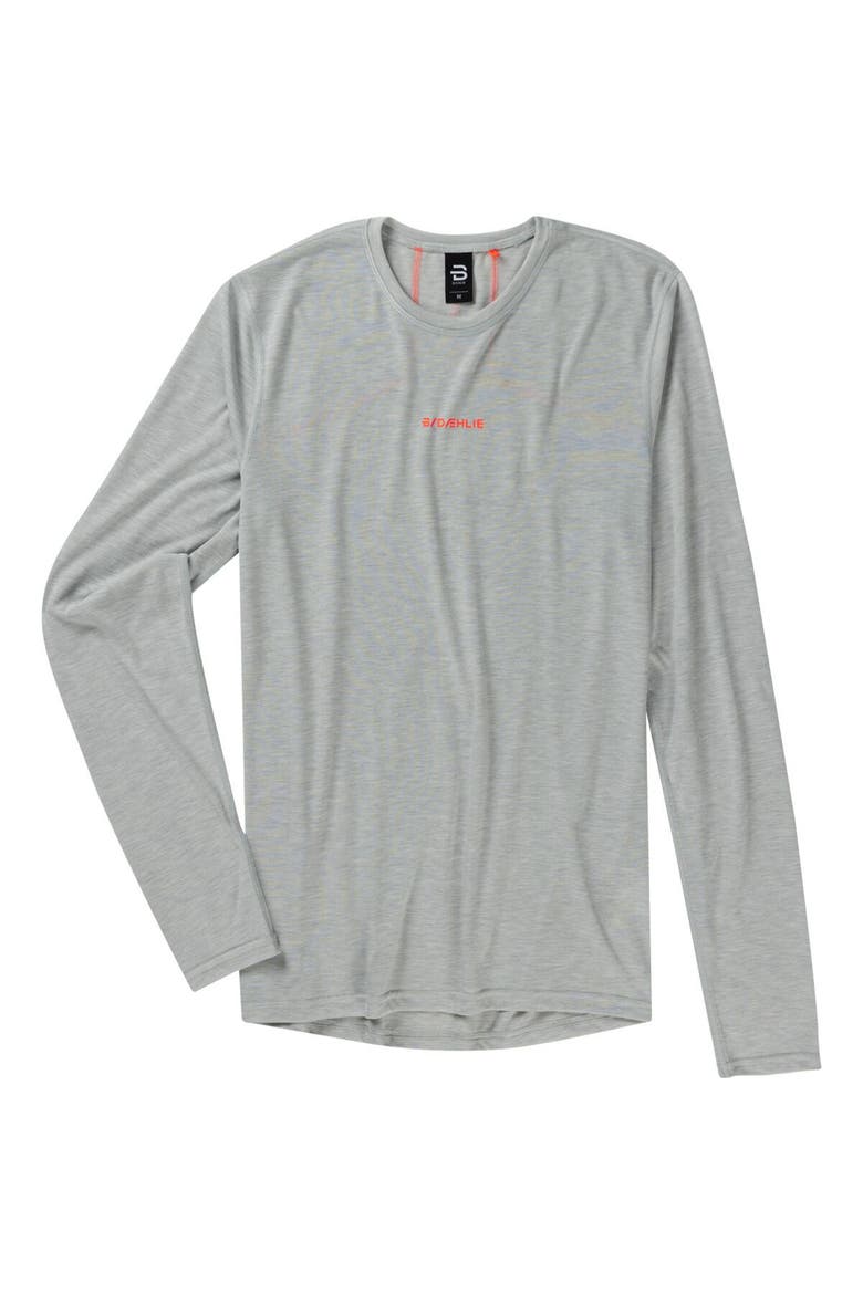 Training Wool Mix Long-Sleeve Top - Men's, Main, color, Quiet Grey