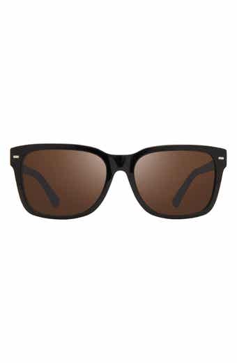 Revo Taylor 56mm Polarized Square Sunglasses