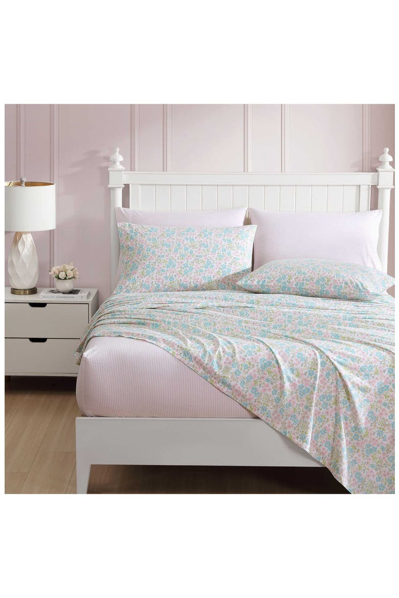 Jaynie 6-Piece Sheet Set, Alternate, color, PASTEL BLUE