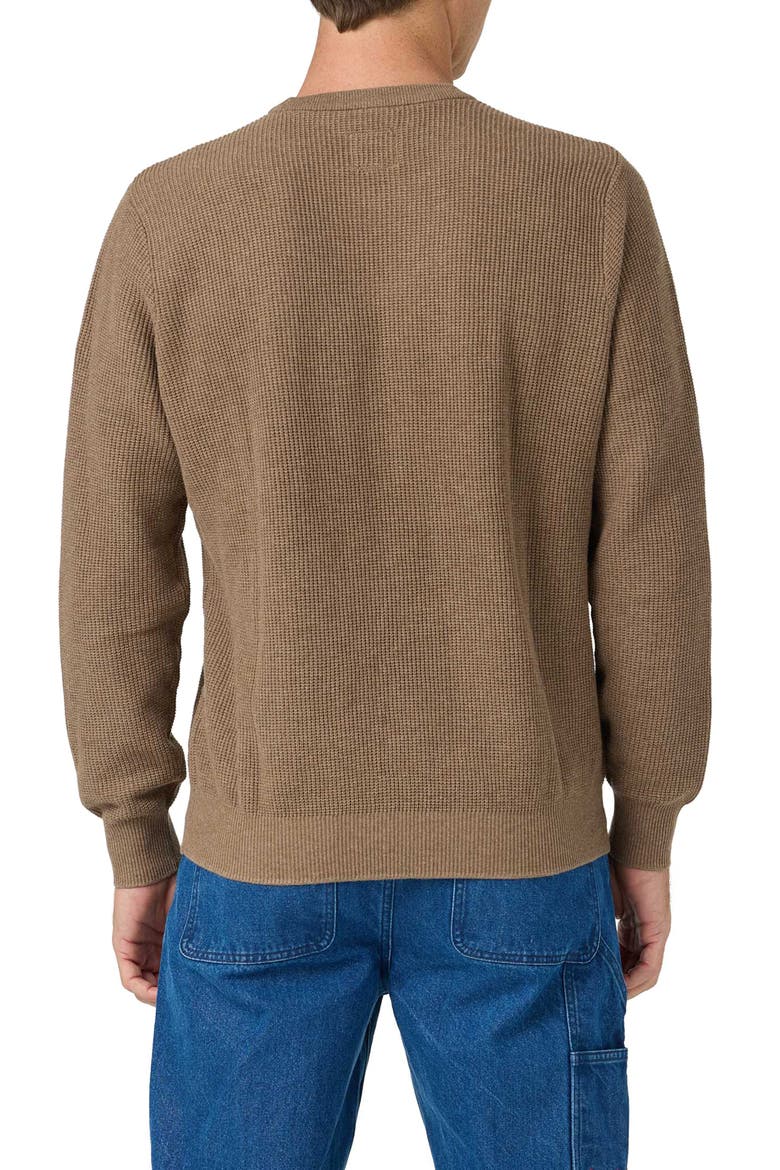 OG Roscoe Waffle Sweater, Alternate, color, HEATHER KHAKI