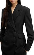 AllSaints Seven Double Breasted Blazer