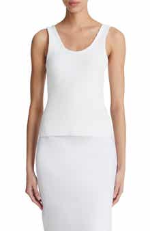 Vince Scoop Neck Rib Tank