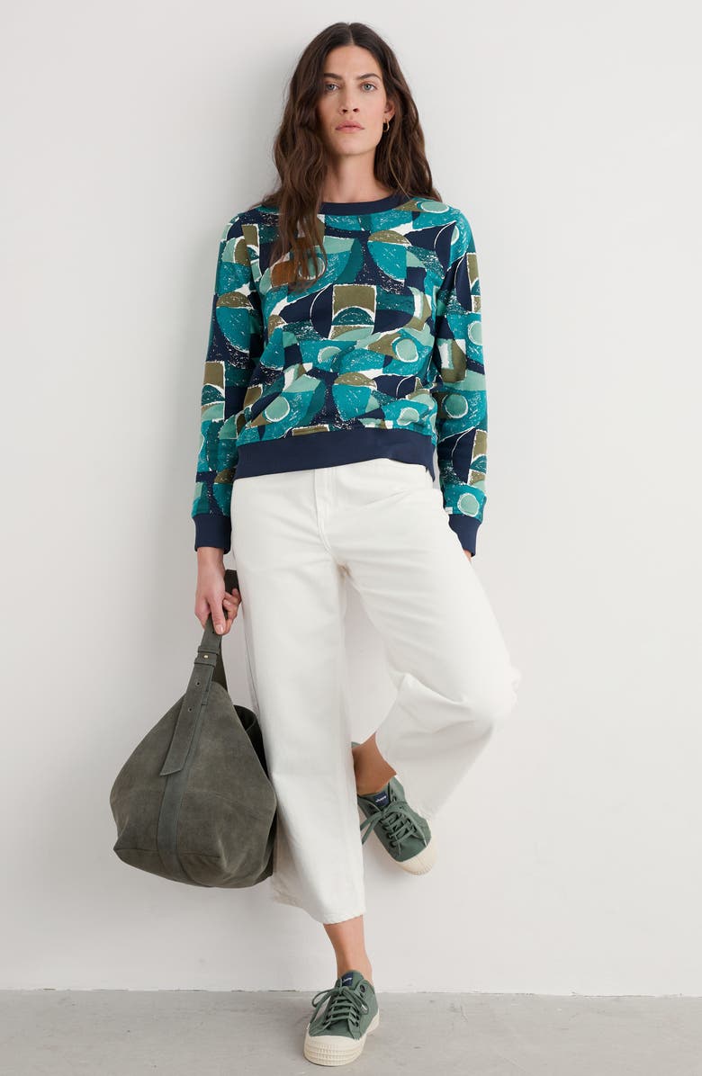 Seasalt Cornwall Bright Wave Sweatshirt, Alternate, color,
