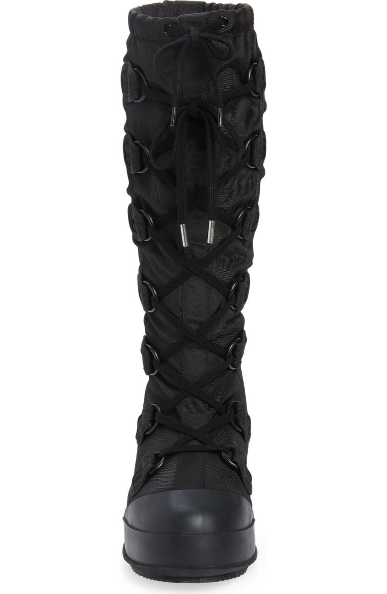 Acne Studios Brema Lace-Up Tall Boot, Alternate, color,