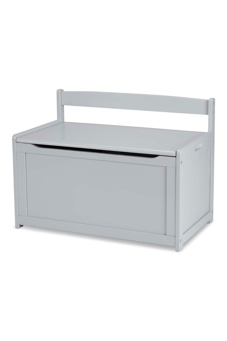 Wooden Toy Chest, Main, color, GREY