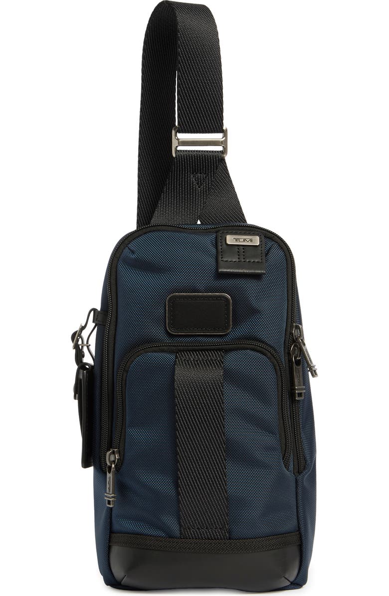 TUMI Fremont Fife Slim Sling Bag, Main, color, Navy/ Black