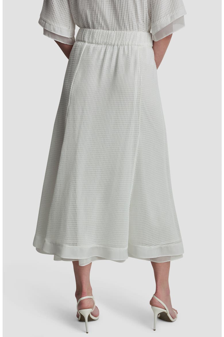 Windowpane A-Line Skirt, Alternate, color, IVORY