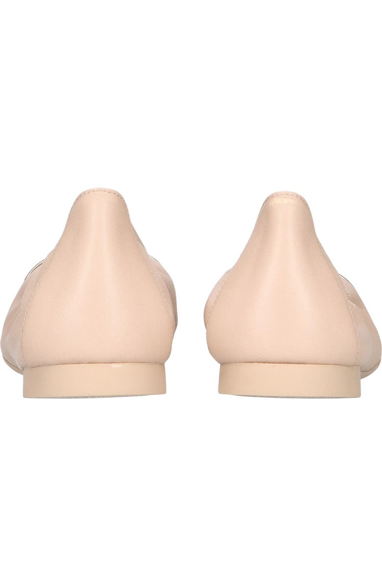 Pretty Ballerinas Round toe elasticated ballet flat, Alternate, color, Beige