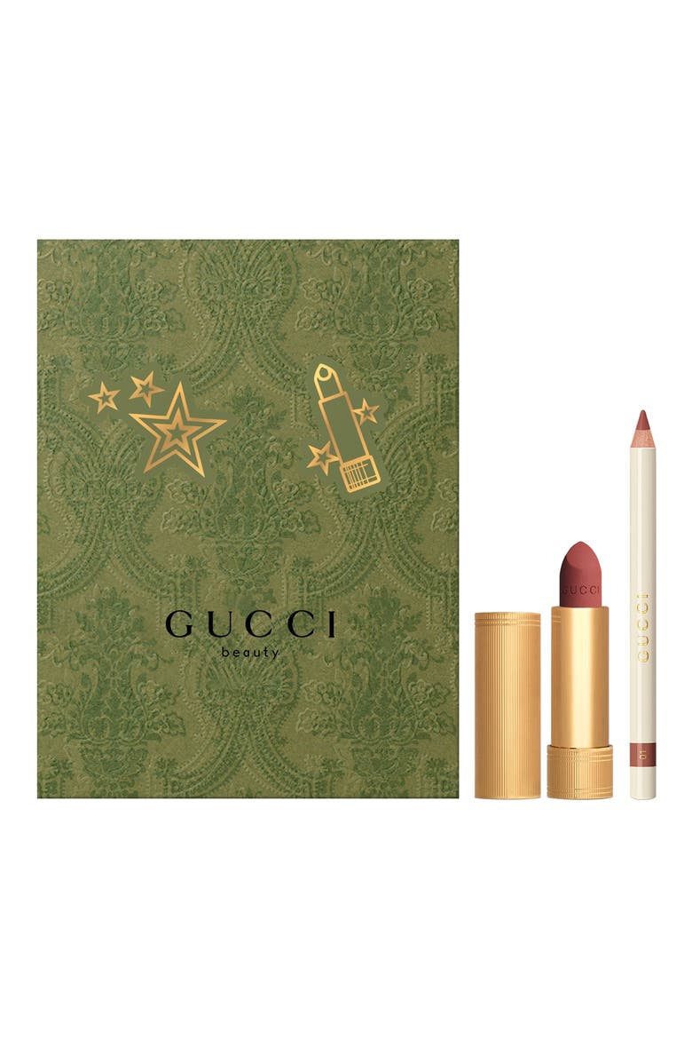 Matte Lipstick and Lip Liner Duo, Main, color, NO COLOR