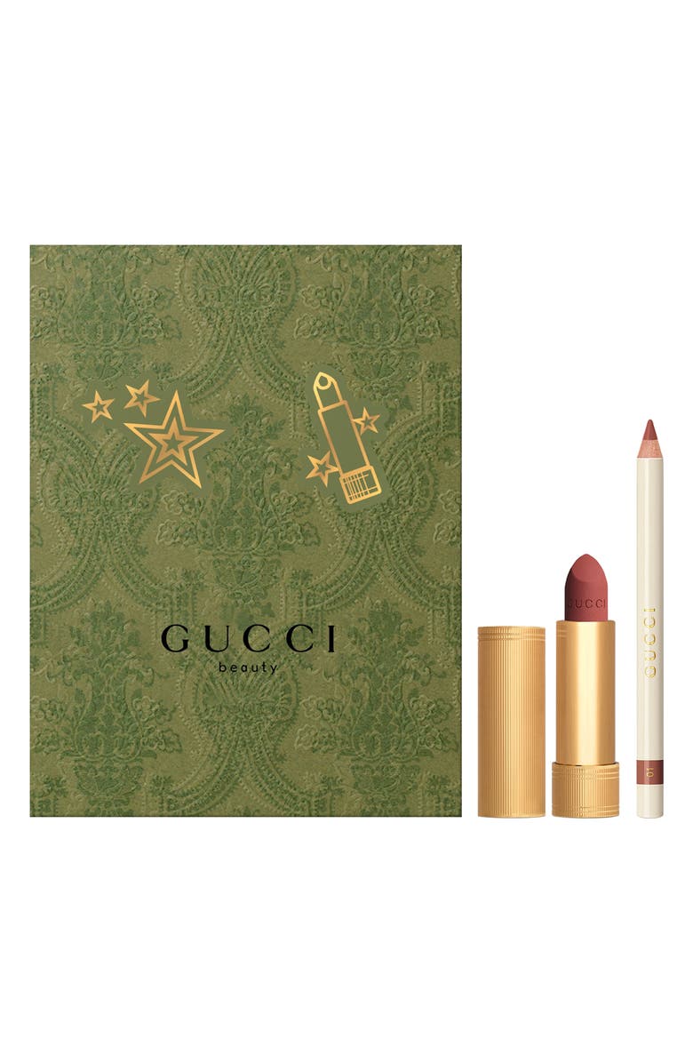 Gucci Matte Lipstick and Lip Liner Duo, Main, color,