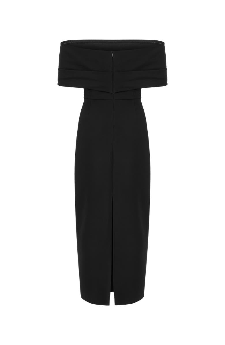 Nocturne Off-The-Shoulder Midi Dress, Alternate, color, 