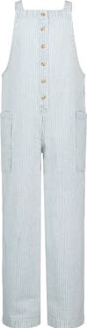 Billabong Kids' Sunshine Love Striped Seersucker Jumpsuit