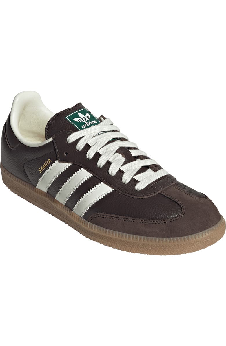 adidas Samba OG Sneaker, Main, color, Dark Brown/ Off White/ Gum