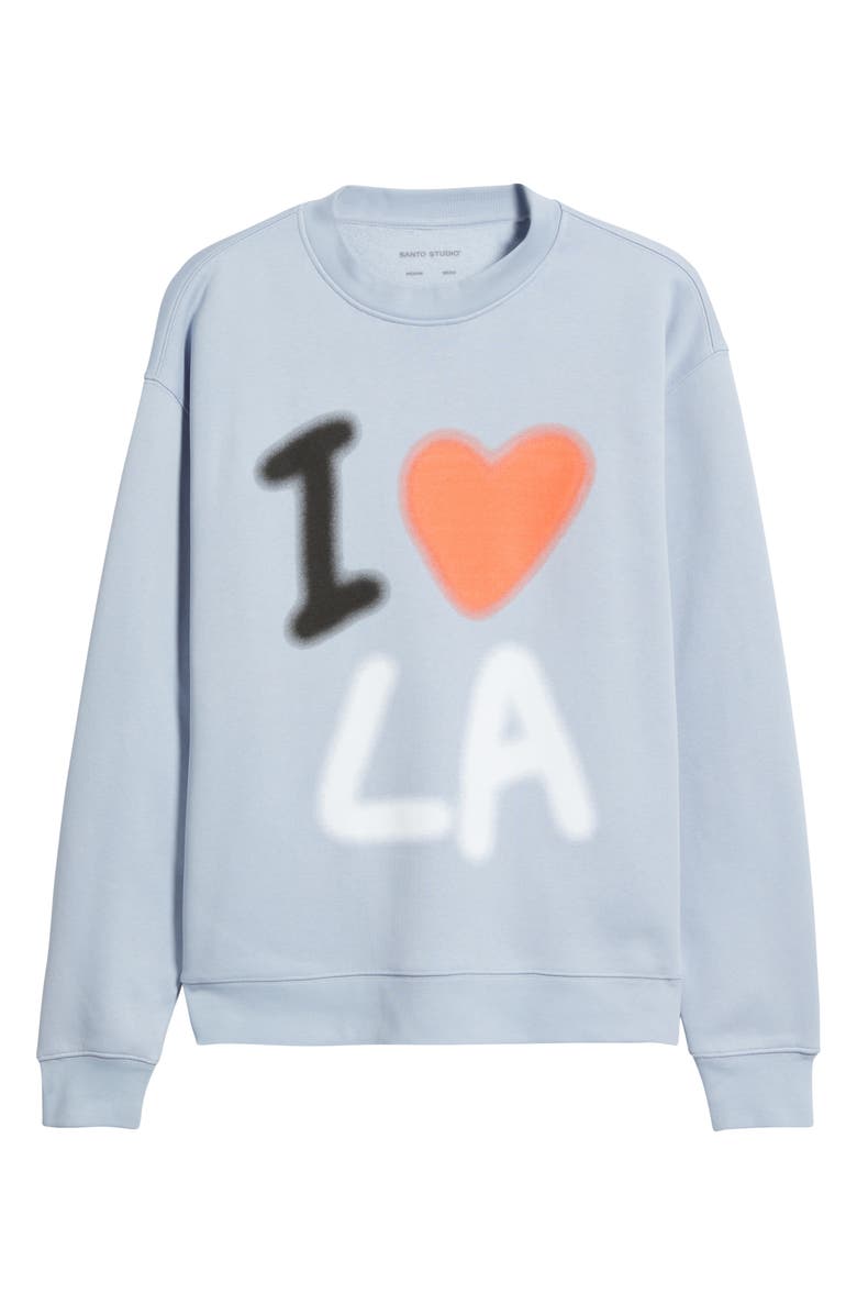 SANTO STUDIO x Blake Snell LA Spray Graphic Sweatshirt, Alternate, color, Blue