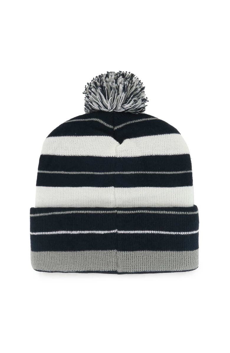 '47 Men's '47 Navy Dallas Cowboys Powerline Cuffed Knit Hat with Pom, Alternate, color, Navy