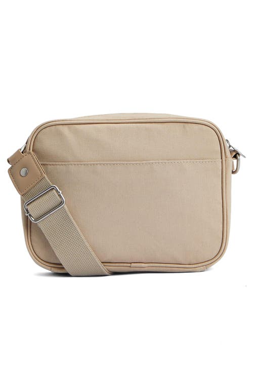 Barbour Olivia Cotton Canvas Crossbody Bag In Light Sand