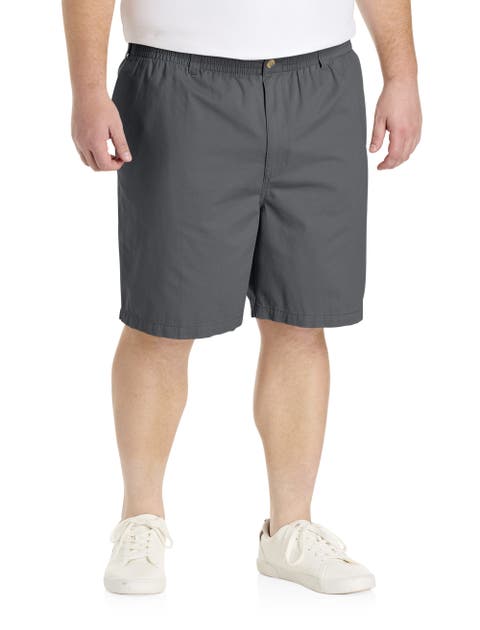 Big & Tall Elastic-Waist Shorts