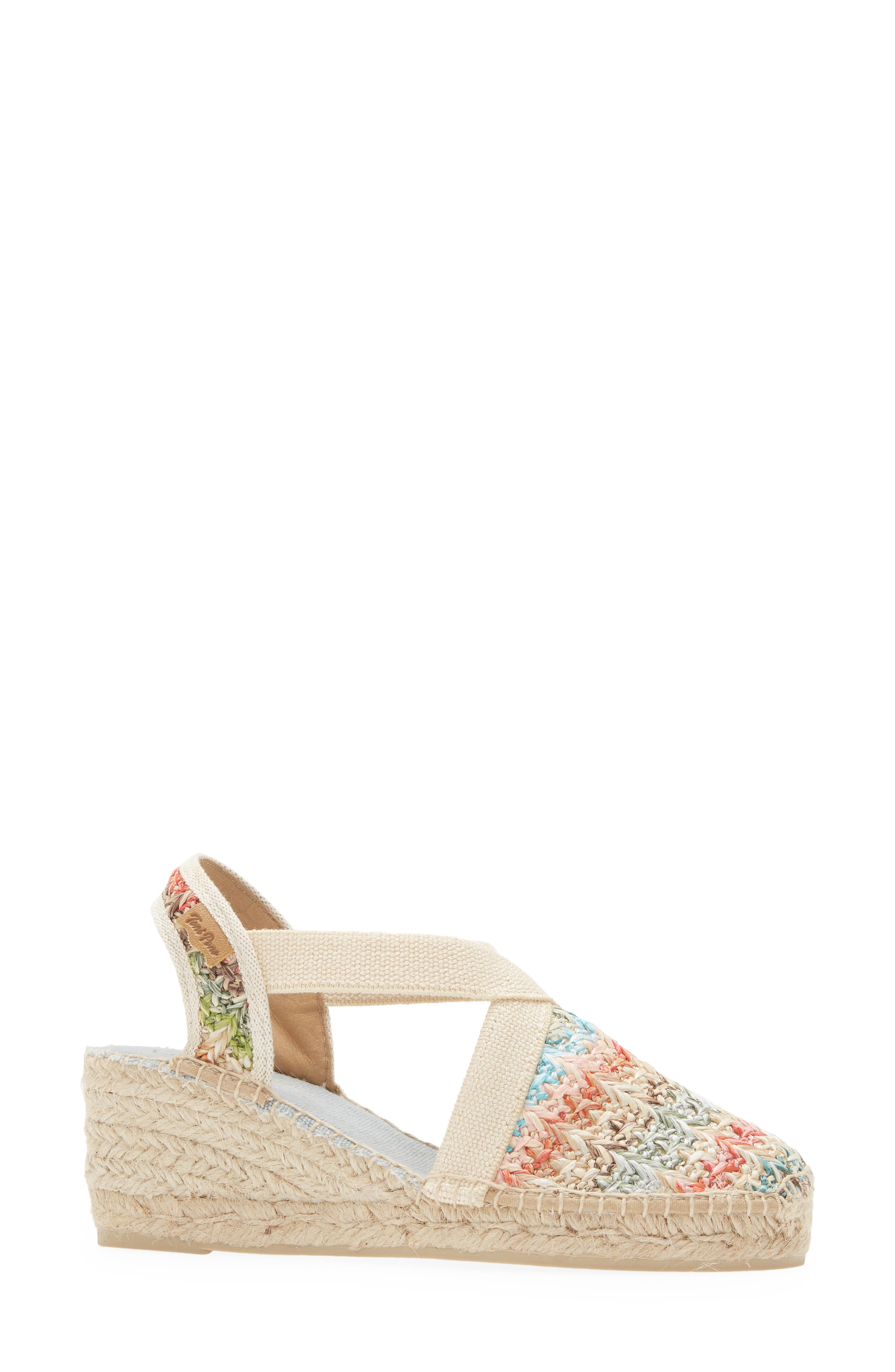 Toni Pons Terra Espadrille Wedge Sandal, Alternate, color, Multi Woven Fabric