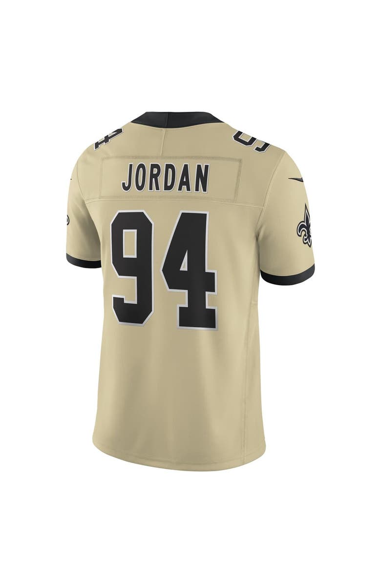 Nike Men's Nike Cameron Jordan Gold New Orleans Saints Gameday Golds Alternate Vapor F.U.S.E. Limited Jersey, Alternate, color, Gold