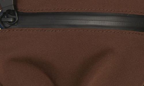Moncler Grenoble Leather Gloves In Brown