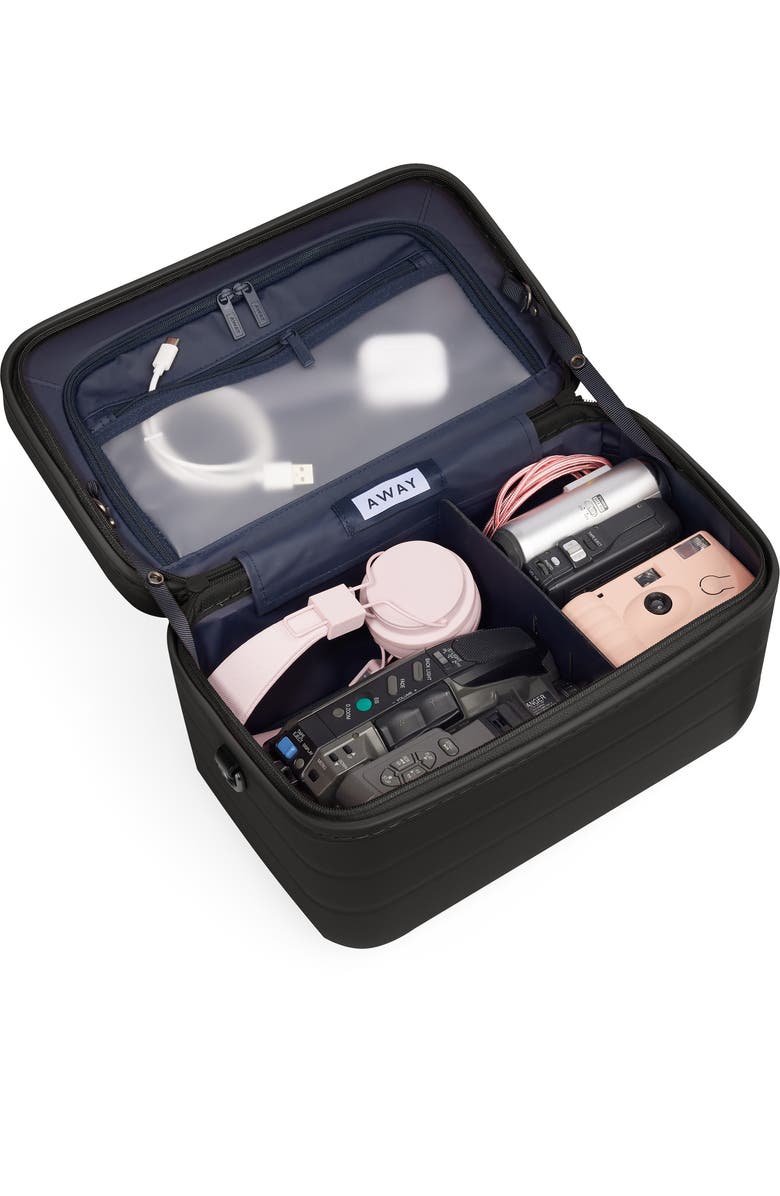 Away The Train Case, Alternate, color, Jet Black