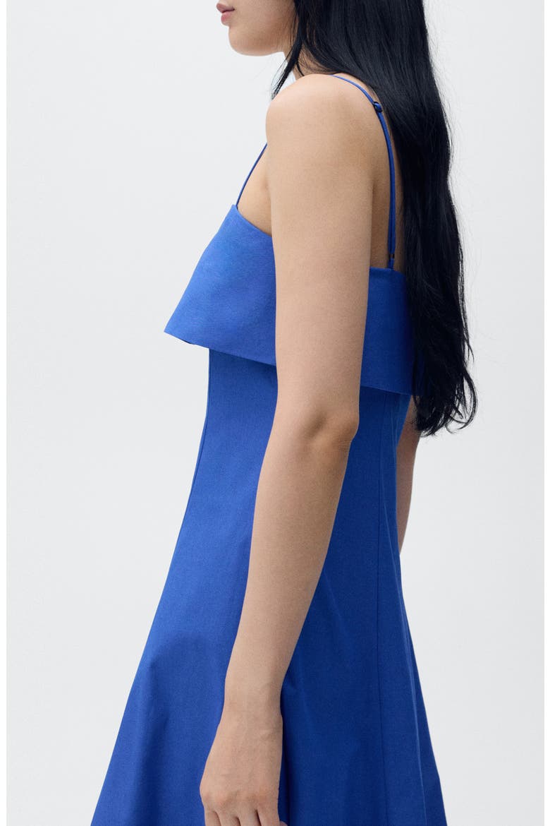 Strappy A-Line Dress, Alternate, color, BLUE