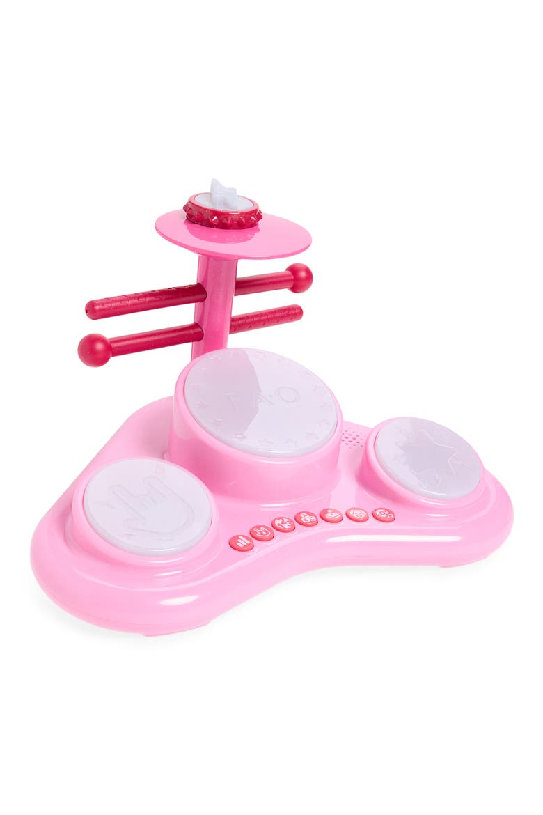 Preschool Electronic Drum Kit, Main, color, LIGHT/ PASTEL PINK